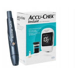 Glukometr Accu-Chek Instant Mg/dL+Nakłuwacz+Paski+Lancety