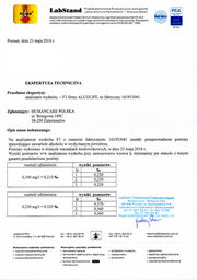 Ekspertyza alkomatu ALCOLIFE F3