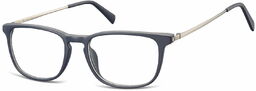 Sunoptic Okulary oprawki zerówki korekcyjne Nerd AC7C Ciemnogranatowe