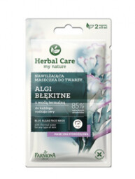 FARMONA HERBAL CARE Maseczka nawilżająca Algi błękitne, 2x5ml