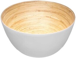 Secret de Gourmet - Biała bambusowa miska D17