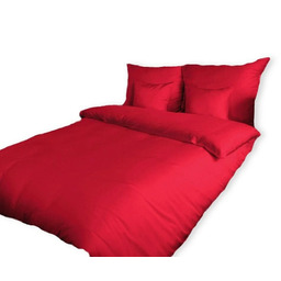 Extrapościel Pościel bawełniana 140x200 czerwona 28 jednobarwna