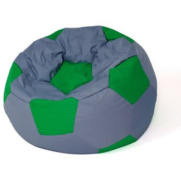 GO GIFT Pufa worek Piłka 5 XXL Szaro-zielony