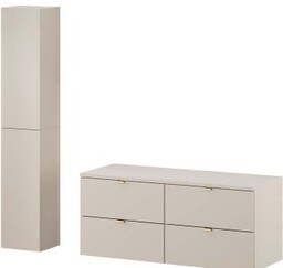 COMAD Zestaw mebli DALIA CASHMERE 2 szafki