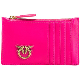 Pinko Card Holder Skórzany Airone Nappa Chevron