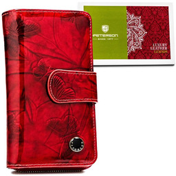 Portfel damski Peterson PTN 76116-BFBC czerwony