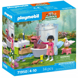 Playmobil Zwierzęta w kąpieli 71950