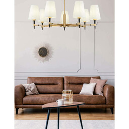 LAMPA sufitowa ZARAGOZA H001CL-07BS Maytoni abażurowa OPRAWA klasyczna