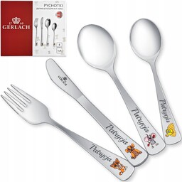 Sztućce dla Dzieci Gerlach Pychotki Grawer na Chrzest