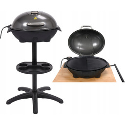 Grill Elektryczny 2400W Ogrodowy Balkonowy Stołowy Wskaźnik Temperatury