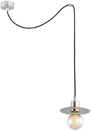 Lampa loft wisząca pojedyncza chromowa CORSO 3836 -