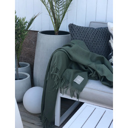 Elvang Pled wełniany Classic Evergreen