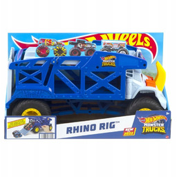 Hot Wheels Monster Trucks Rhino Rig Transporter Nosorożec