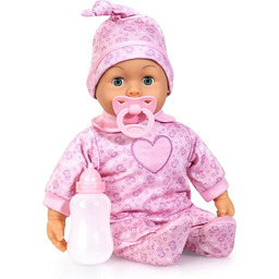 Bayer Design 93824CO Interaktywna lalka, mówiąca, miękkie ciało,