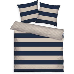 Herding TOM TAILOR Bettwäsche Bold Stripes Dark Navy