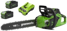 GreenWorks GD40CS18K2X - Akumulatorowa pilarka łańcuchowa 40 V