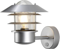 Elstead Lighting Kinkiet zewnętrzny Helsingor PIR Elstead srebrna
