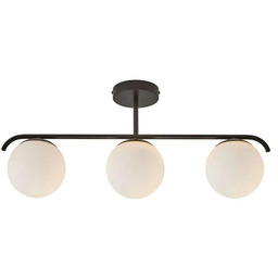 Nordlux - Grant 3 Lampa Sufitowa Black