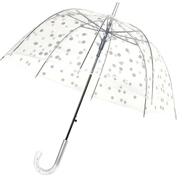 SMATI Paris - Polka Dots Silver Bubble Umbrella