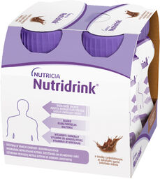 Nutridrink, preparat odżywczy, smak czekoladowy, 4 x 125