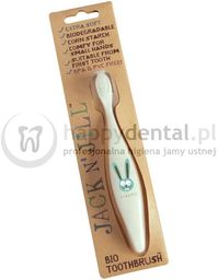 JACK-N-JILL BIO KRÓLICZEK - biodegradowalna szczoteczka manualna (miękka)