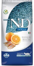 N&D OCEAN CAT HERRING AND ORANGE ADULT 5KG