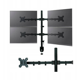 Regulowany Uchwyt Do 4 Monitorów 13-27 Cali 10