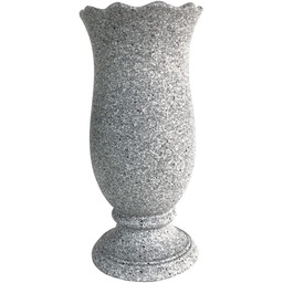 Wazon nagrobny na cmentarz, pamiątka, dekoracja nagrobu, kolor