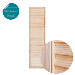 Drzwiczki ażurowe sosnowe 44,4 x 170 Front szuflady