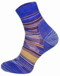 Comodo Skarpety trekkingowe Quarter Stripe - zakostki górskie