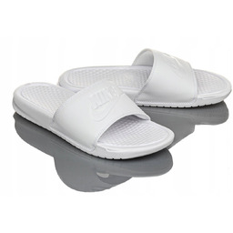 Klapki Damskie Nike Benassi Jdi Całe Białe R-42