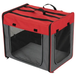 Torba Podróżna First Class Basic M 61x46x53,5cm Czerwono-Szara