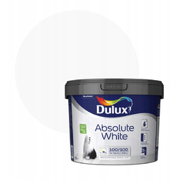 Farba Dulux Absolute White 9L Biała Mat