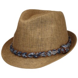 Labasa Trilby Straw Hat by Chillouts, naturalny-brązowy, cm