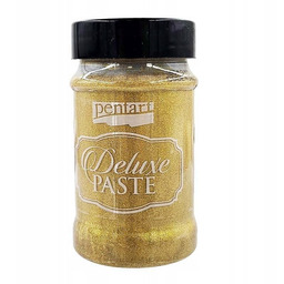 PASTA DELUXE kremowa metaliczna złota 100ml - Pentart