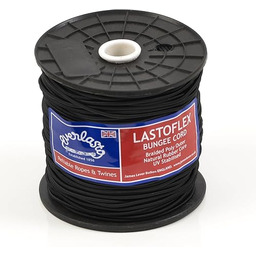 Everlasto Sznurek Bungee "Lastoflex", czarny, 2 mm x
