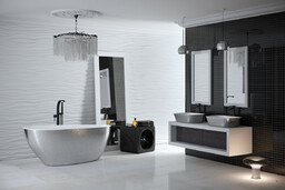 BESCO WMD-140-GS GOYA XS GLAM wanna wolnostojąca srebrna