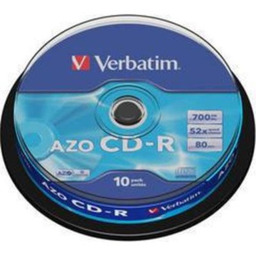 VERBATIM Płyta CD-R, 700 MB, 52x (10 szt.)