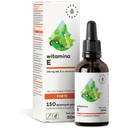 Aura Herbals, Witamina E Forte MCT-Oil, suplement diety,