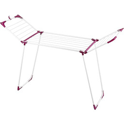 Wenko Summer Dry Suszarka do Ubrań, Metal, Biały/Różowy,