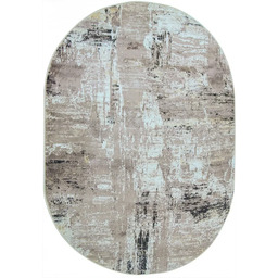 Dywan owalny Laila 2498A d.beige coken/d.beige