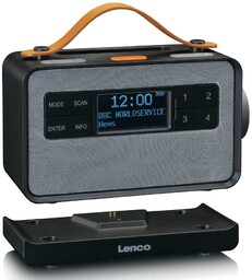Lenco PDR-065BK - Radio DAB+/FM z Bluetooth