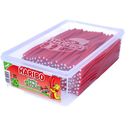 Żelki Haribo Kable Truskawkowe 150szt Wegetariańskie Z Niemiec