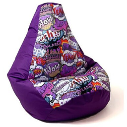 GO GIFT Pufa worek Grusza XXL Druk Wow
