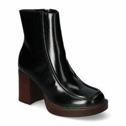 Botki Tamaris 1-25318-29/001 Czarne lico