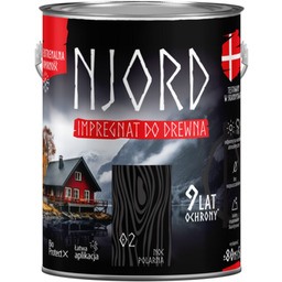 Impregnat do elewacji drewnianych Njord noc polarna 5