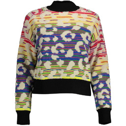 NIEBIESKI SWETER DESIGUAL DAMSKI