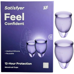 Satisfyer Feel Confident Menstrual Cup Zestaw kubeczków menstruacyjnych