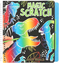 Depesche 12732 Dino World - Magiczna Zdrapywanka