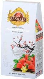 WHITE TEA - STRAWBERRY VANILLA stożek - 100
